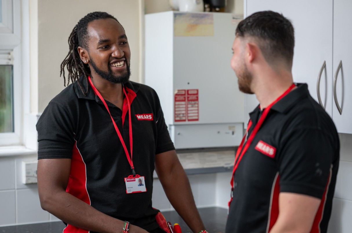 Case Study Two Men In Kitchen Mears Employees